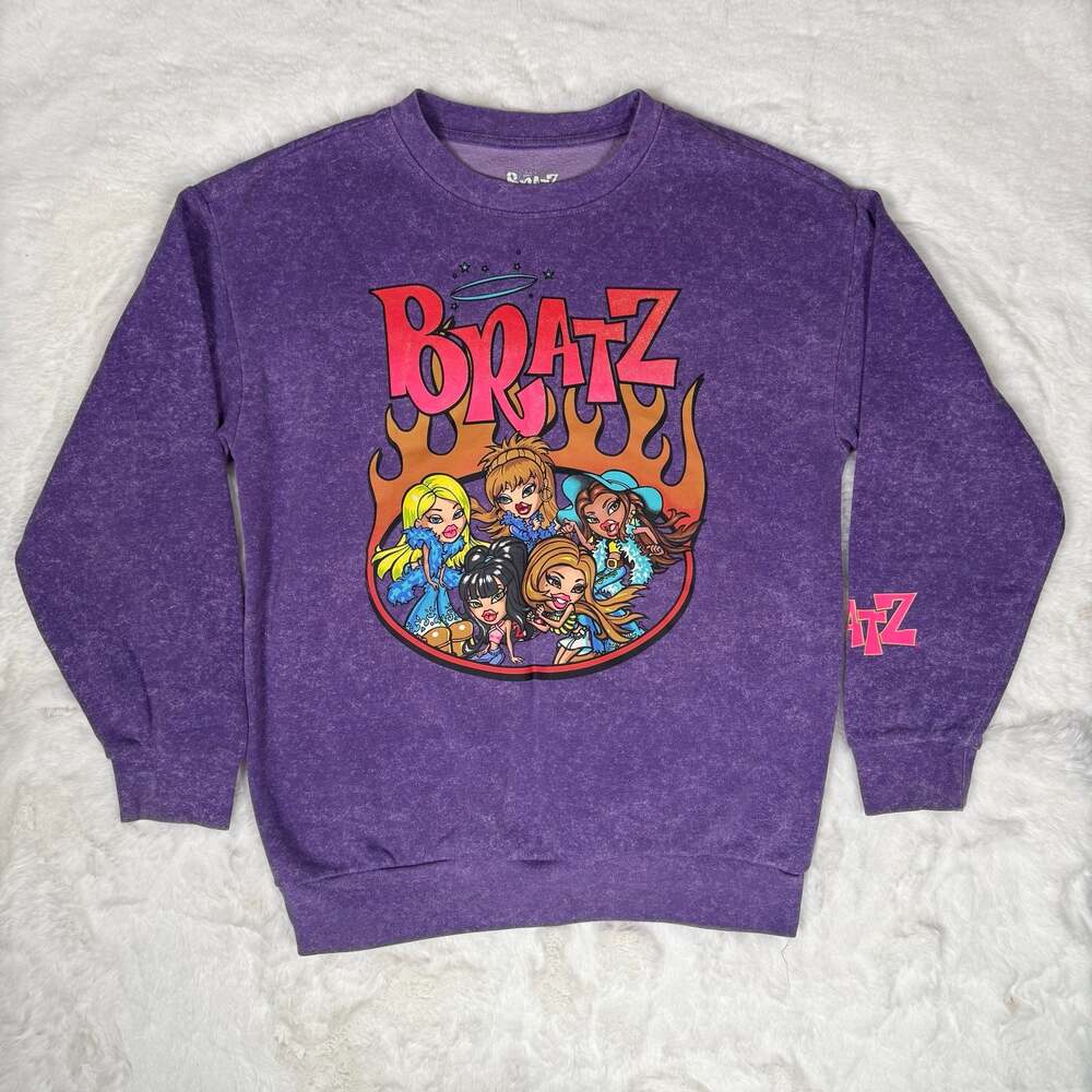 Bratz Purple Sweatshirt Crewneck